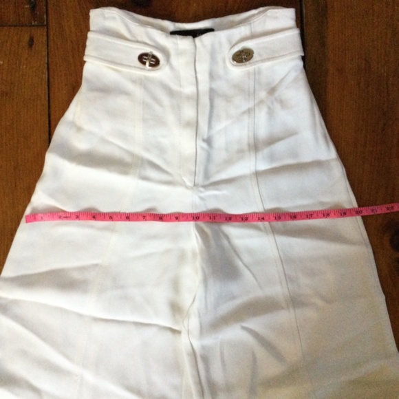 Proenze Schouler black label White High rise Wide Leg Size 2 - Picture 11 of 13